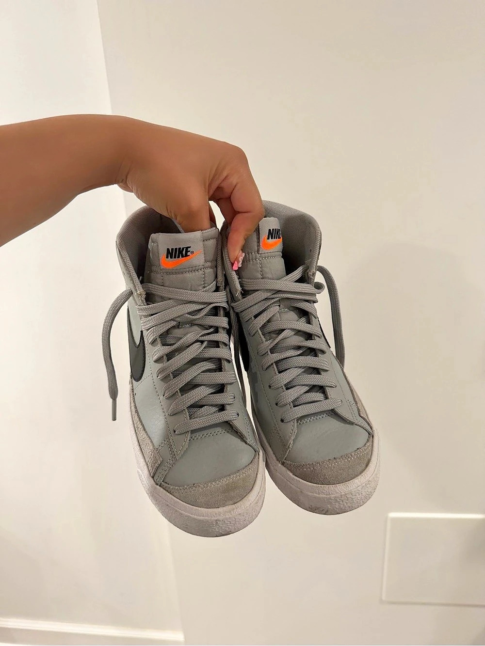 Nike SB Zoom Blazer Mid ISO Orange Label 'Dark Smoke Grey' Gray Sneakers